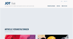 Desktop Screenshot of jotlive.de